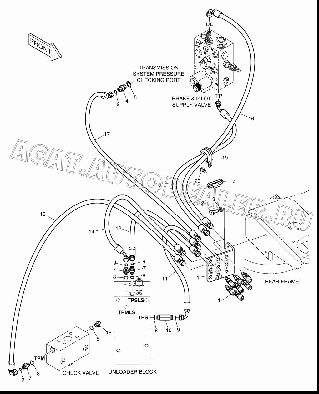 HOSE DS20131124 для Doosan DL450