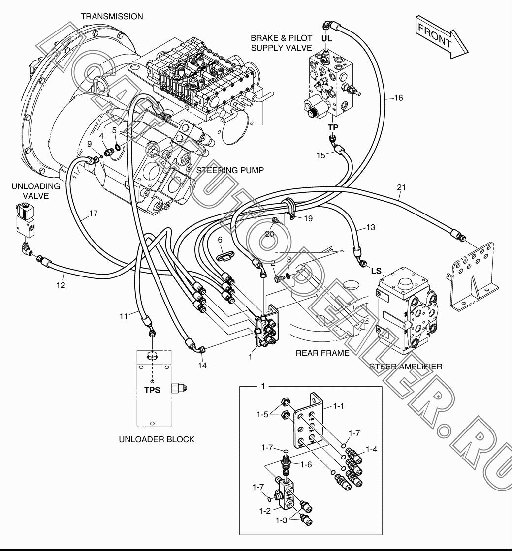 HOSE DS20131322 для Doosan DL450