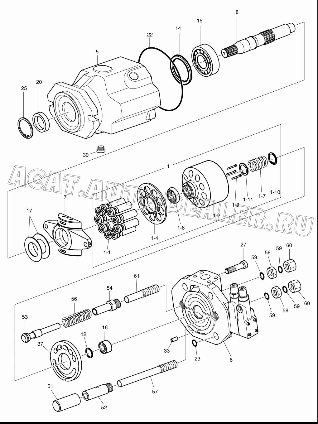 ROTARY GROUP K9003518 для Doosan DL450