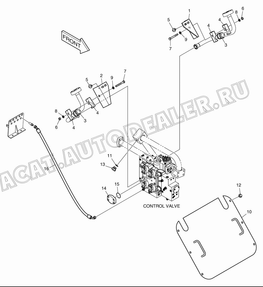 COVER K1010355A для Doosan DL450