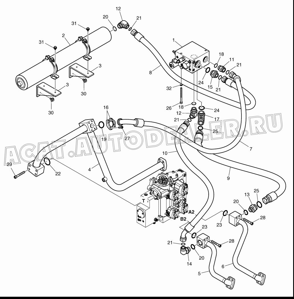 HOSE DS2065055 для Doosan DL450