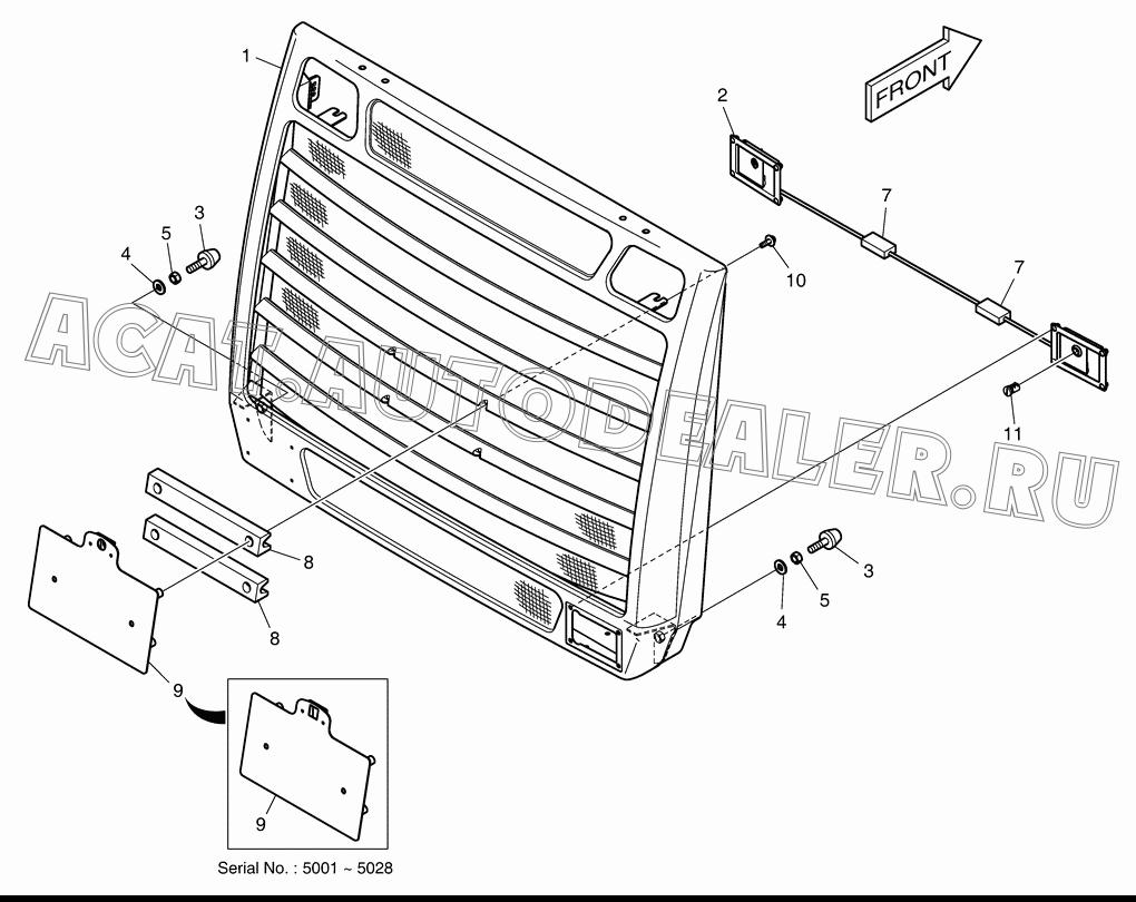 LOCK ASS`Y K1010395 для Doosan DL450