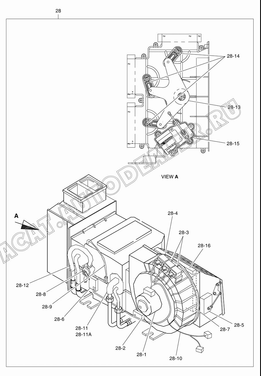 VENTILATION В сборе;CABIN 440213-00040 для Doosan DL450