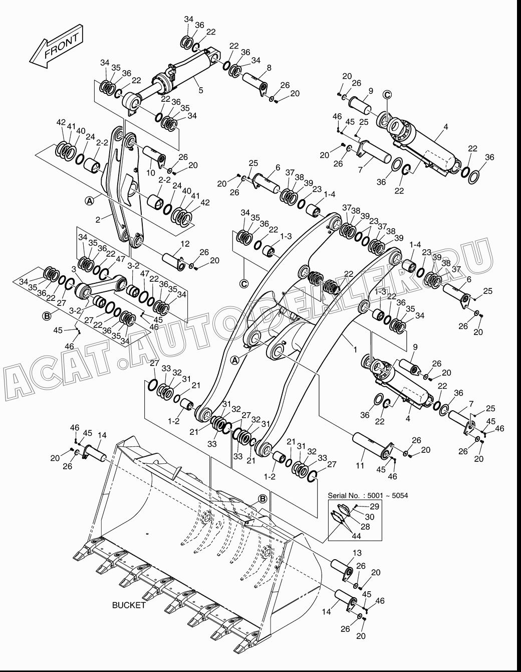 SHIM DS7701452 для Doosan DL450