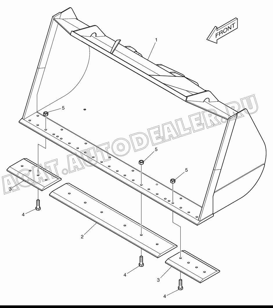 EDGE;CUTTING(CENTER) K1026300A для Doosan DL450