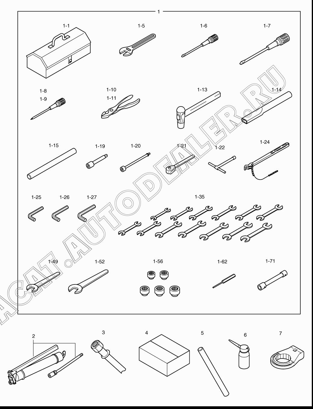 TOOL K1023779 для Doosan DL450