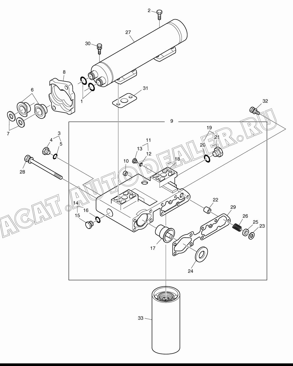 THERMOSTAT K9003099 для Doosan DL500