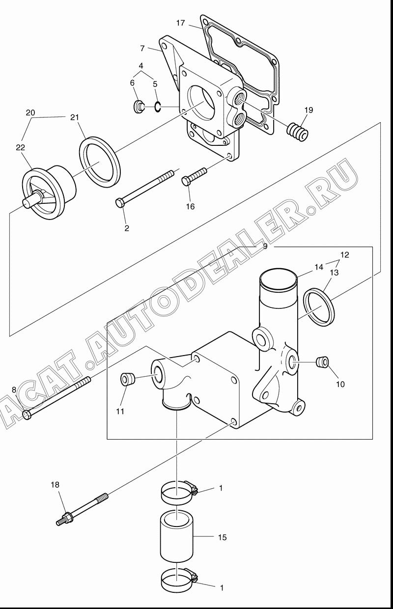 HOUSING K9003422 для Doosan DL500