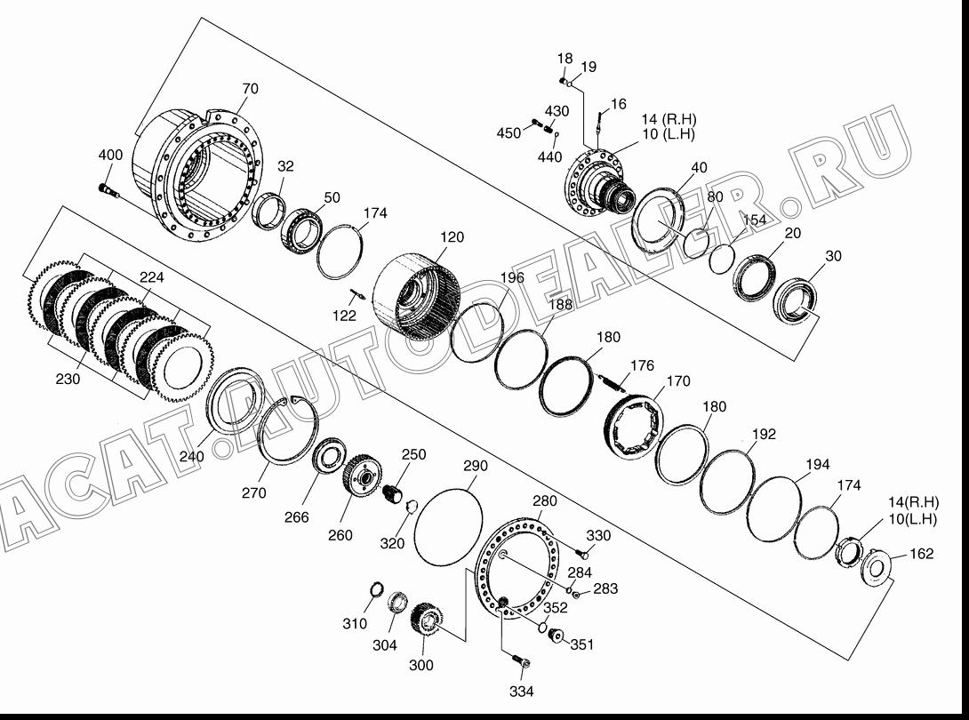 BEARING;ROLLER K9002833 для Doosan DL500