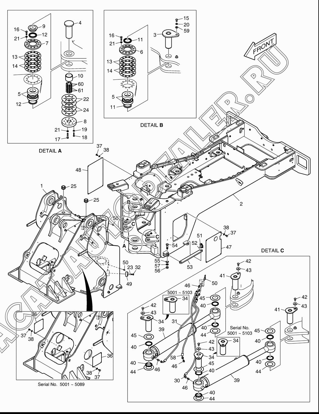 SHIM 114-00562 для Doosan DL500