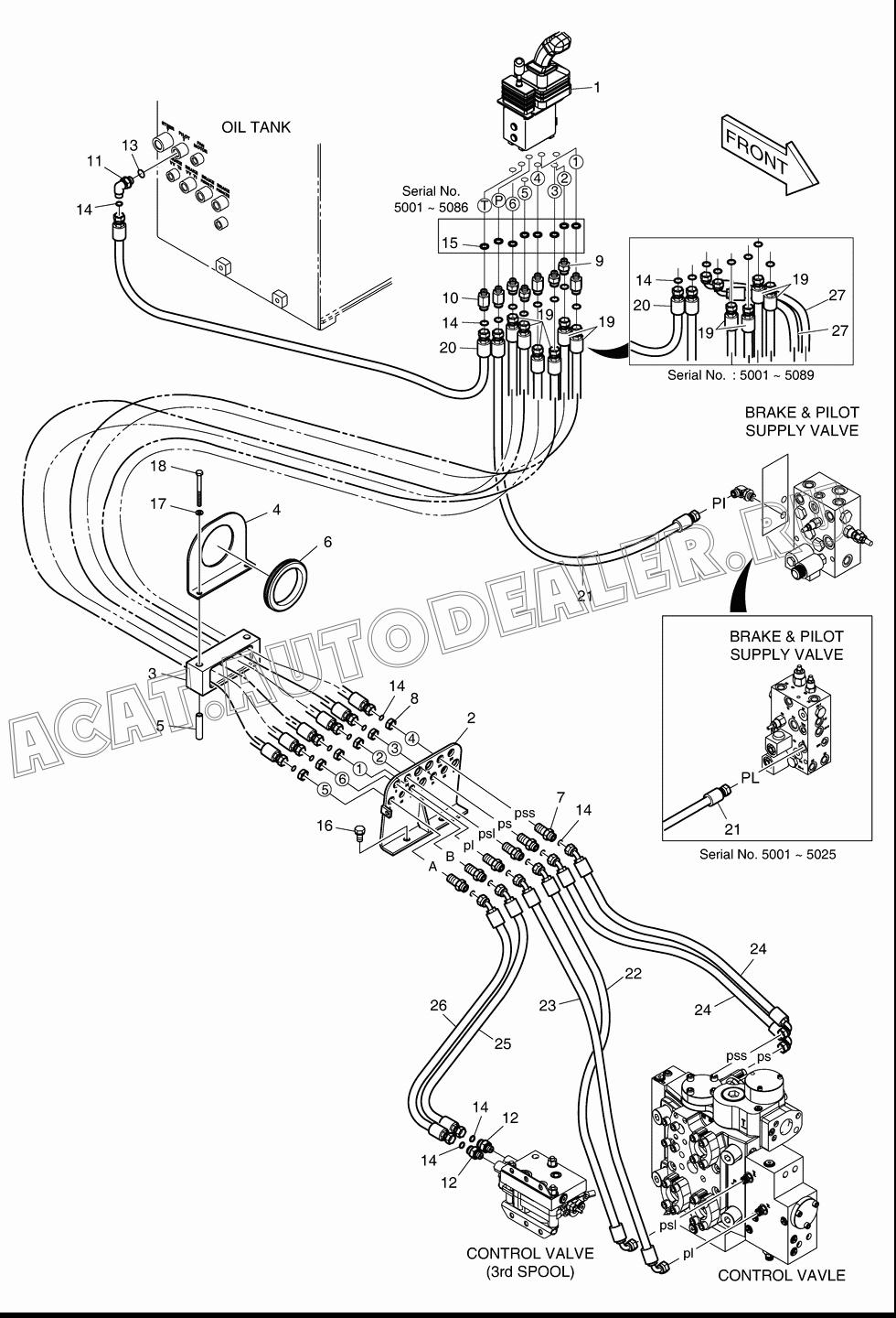 PLATE K1010137B для Doosan DL500