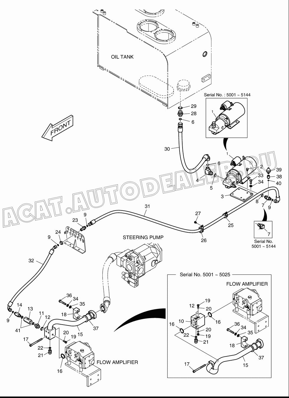 PIPE K1008757B для Doosan DL500