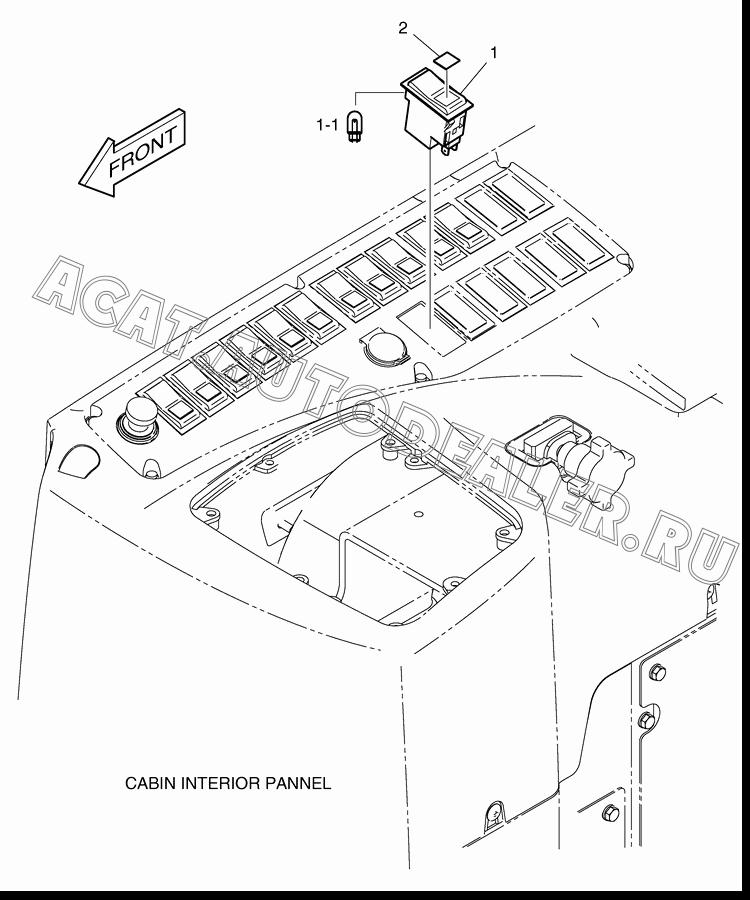 ARM FLOAT KICK-ELECTRIC K1011595 для Doosan DL500