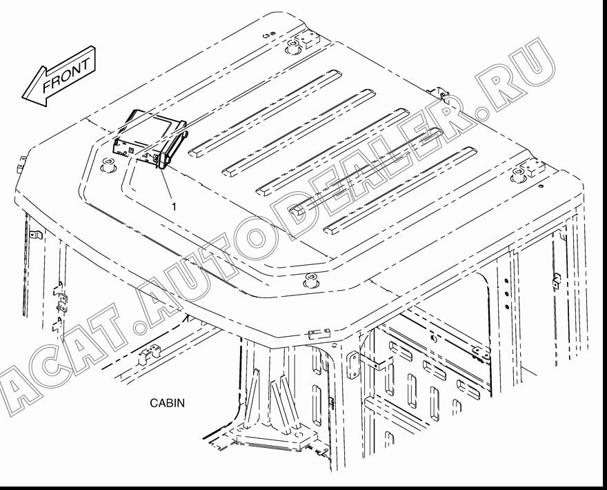 CD PLAYER-OPTION K1011600A для Doosan DL500