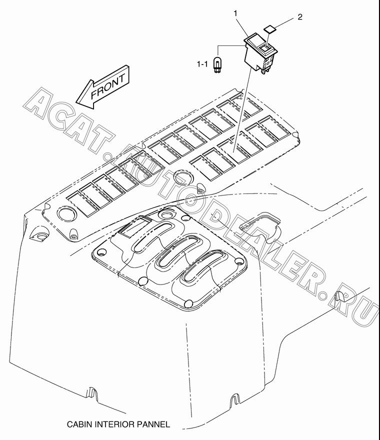 SEAT HEATER K1011603 для Doosan DL500