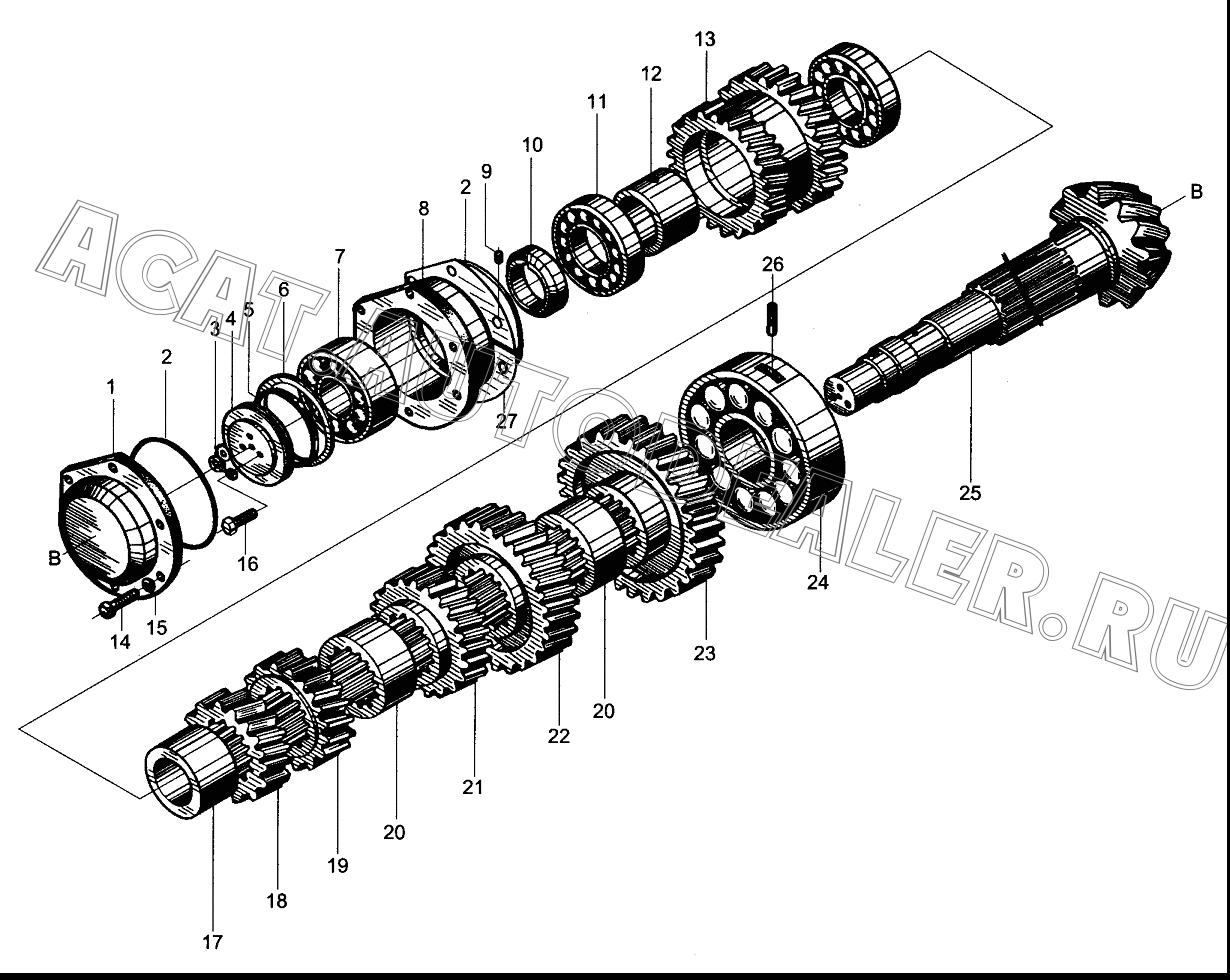 Крышка подшипника 0A13029 для XCMG DT140B