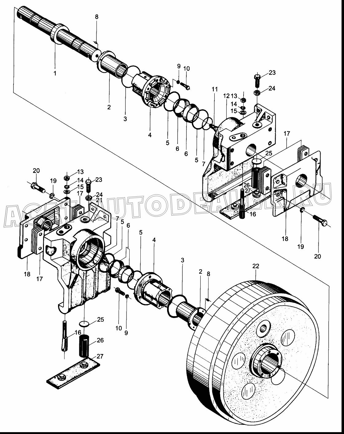 Прокладка 323595 для XCMG DT140B