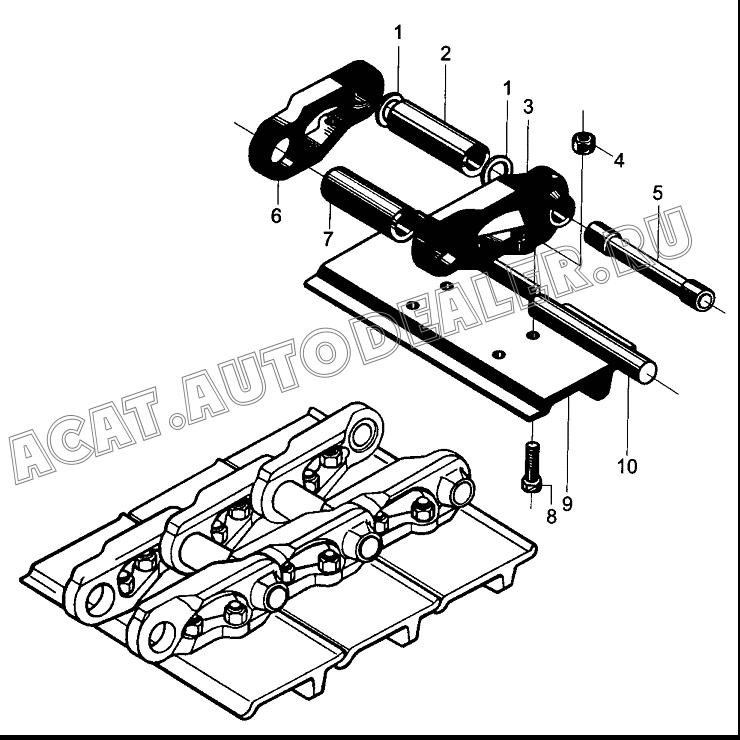 Стопорная втулка 343035 для XCMG DT140B