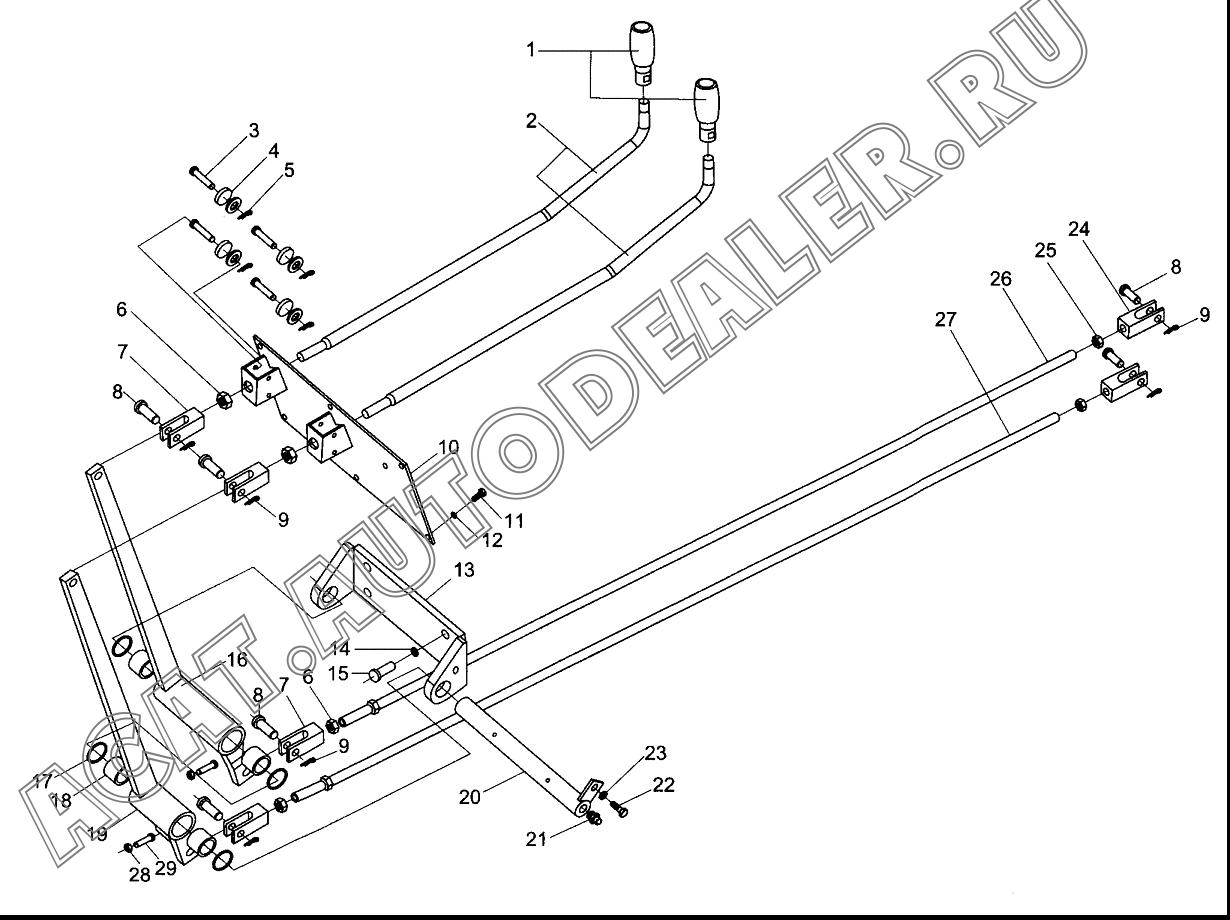 Ручка 400200 для XCMG DT140B