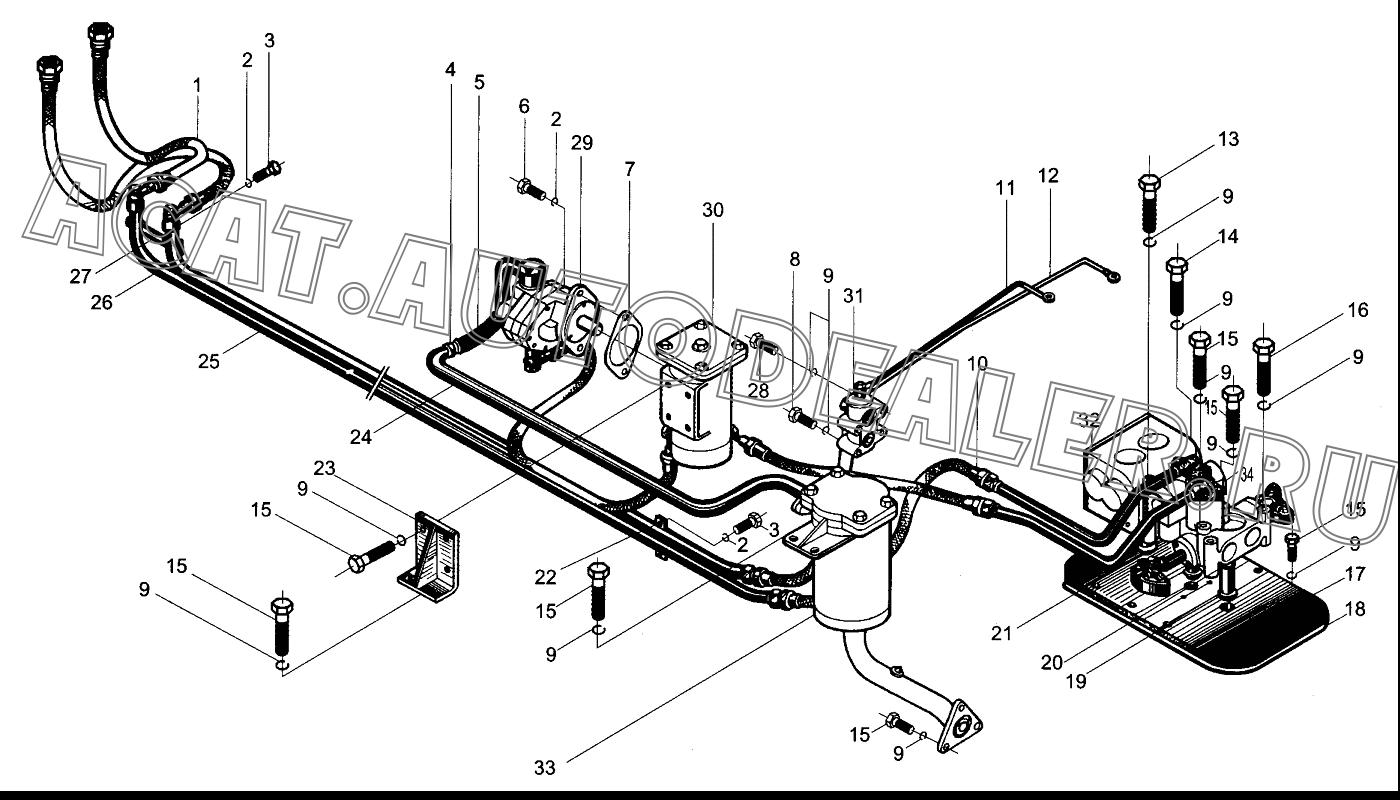 Шланг 573562 для XCMG DT140B