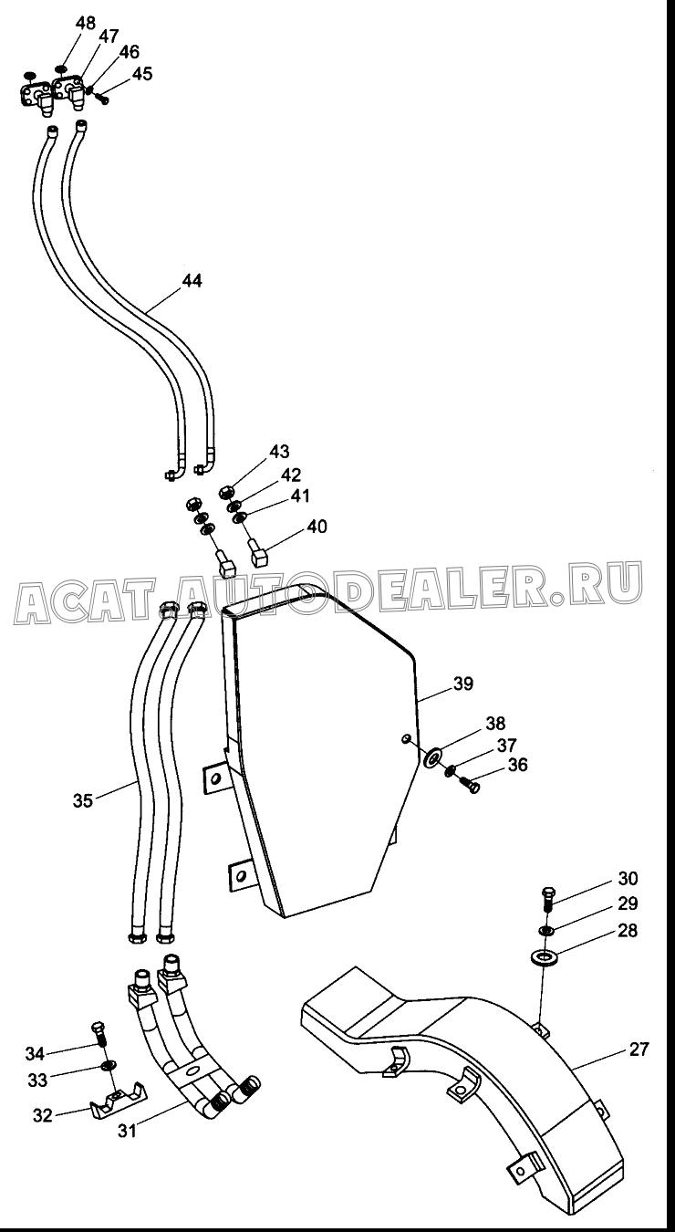 Крышка 580571 для XCMG DT140B