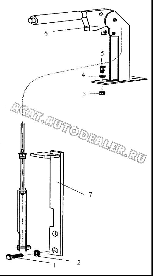 Ручка 103030001 для XCMG GR165