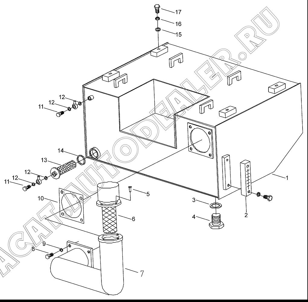 Корпус 251702898 для XCMG LW300FN