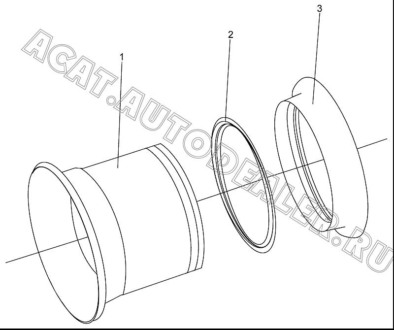 Корпус обода колеса 250100511 для XCMG LW300FN