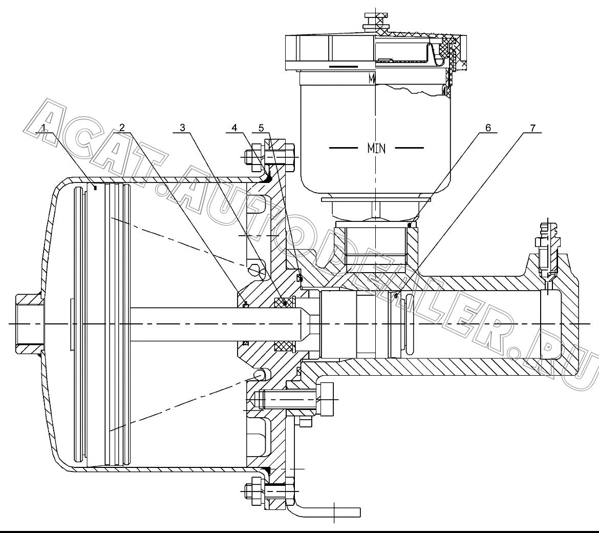 Ремонтный комплект форсажного насоса 860110627 для XCMG LW300FN