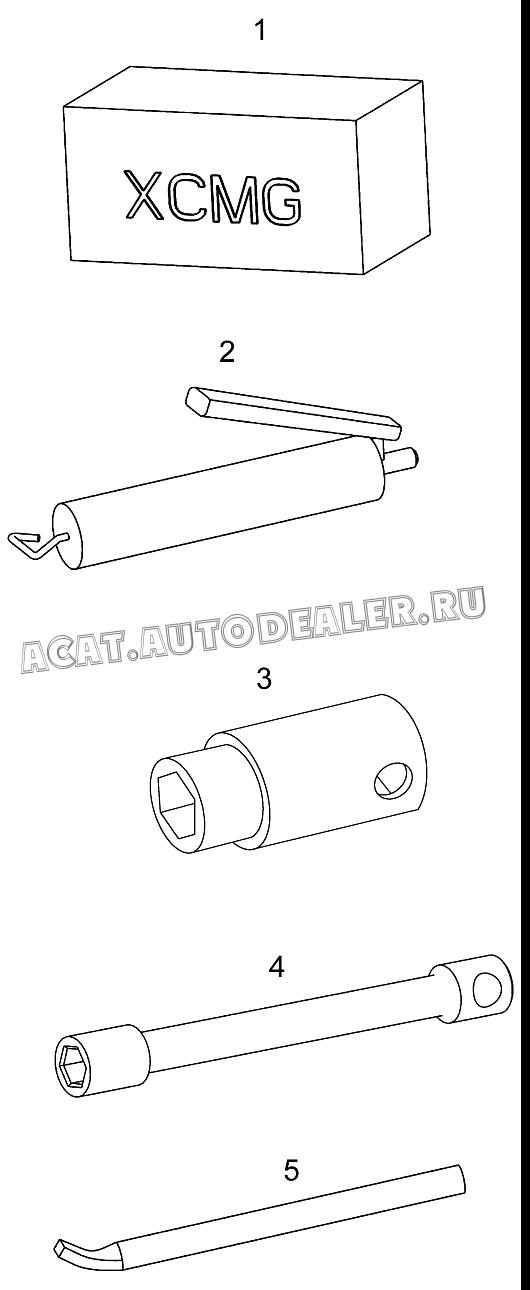 Комплект 27 шт. 801501850 для XCMG LW300FN