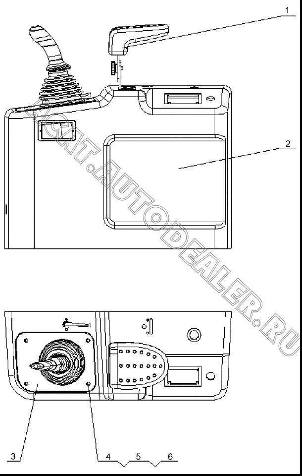 Монтажная панель поручня 802138135 для XCMG LW300KN