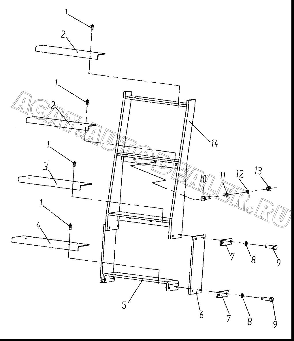 Ступень LW560F.6.12-1 для XCMG LW541F