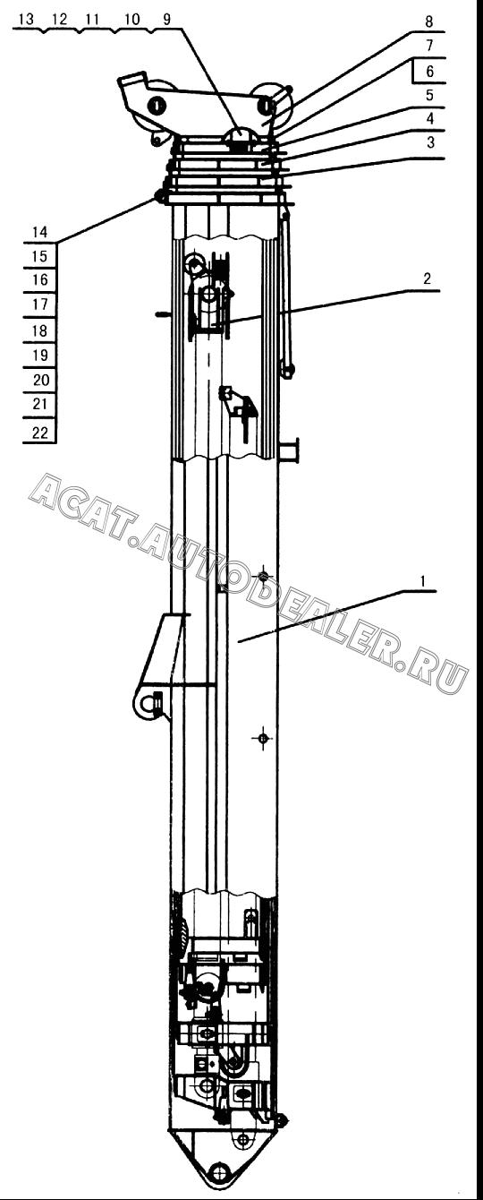 Retaining block QY25K5.02-9 для XCMG QY25K5