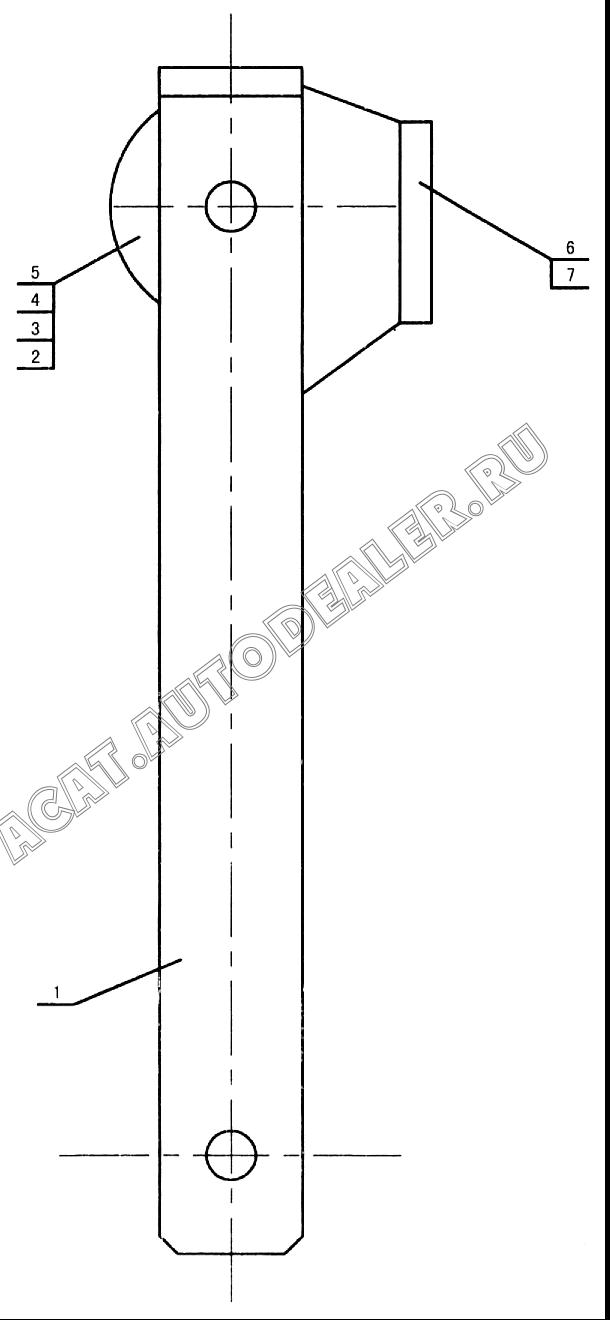 Bracket QY25K.02II.1.2.1 для XCMG QY25K5