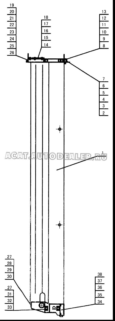 2nd section structure QY25K5.02.2.1 для XCMG QY25K5