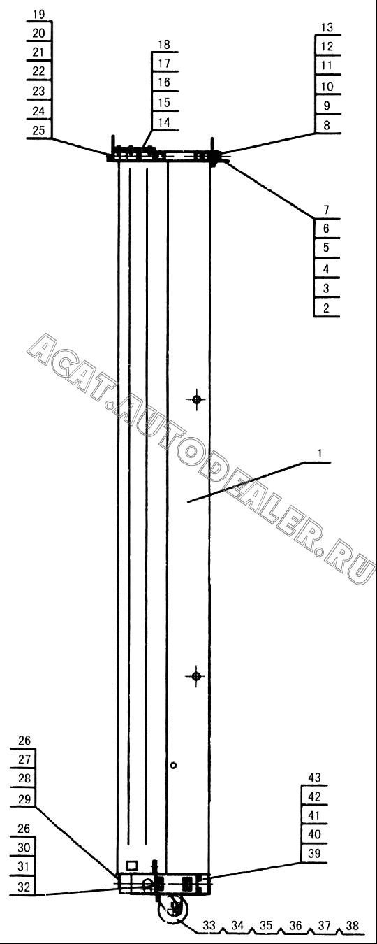 Slider QY25K5.02.3-10 для XCMG QY25K5