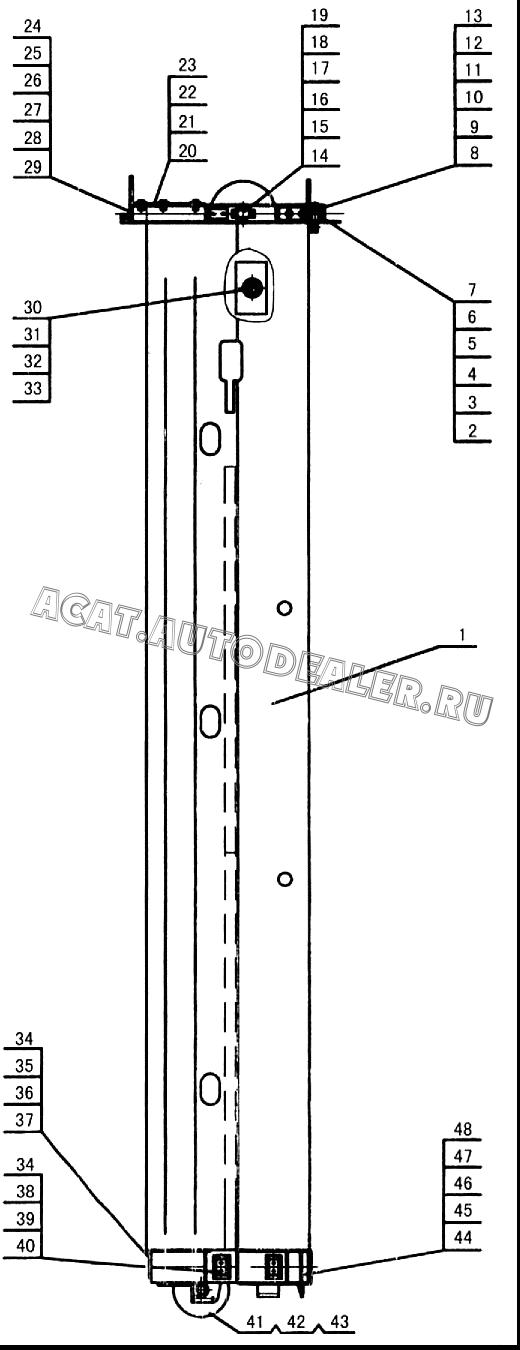 4th section structure QY25K5.02.4.1 для XCMG QY25K5