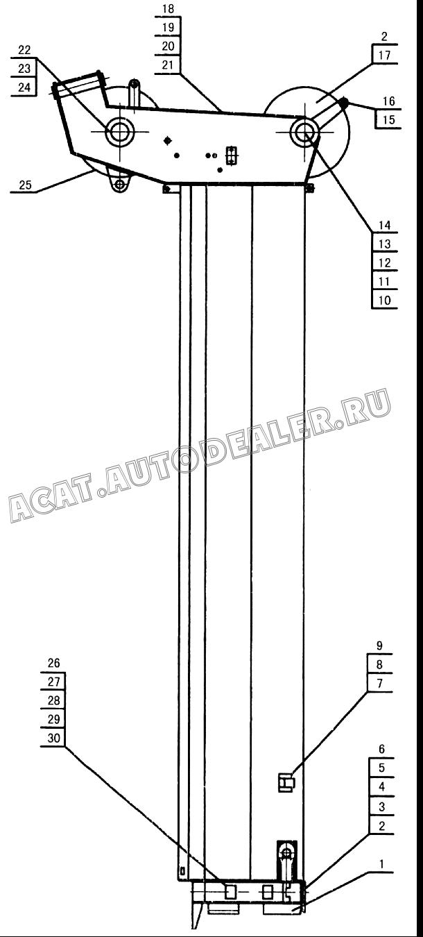 Slider QY25K5.02.5-13 для XCMG QY25K5