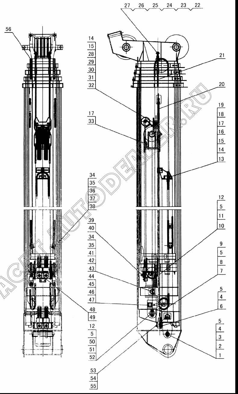 Pin shaft QY25K5.02.6-22 для XCMG QY25K5