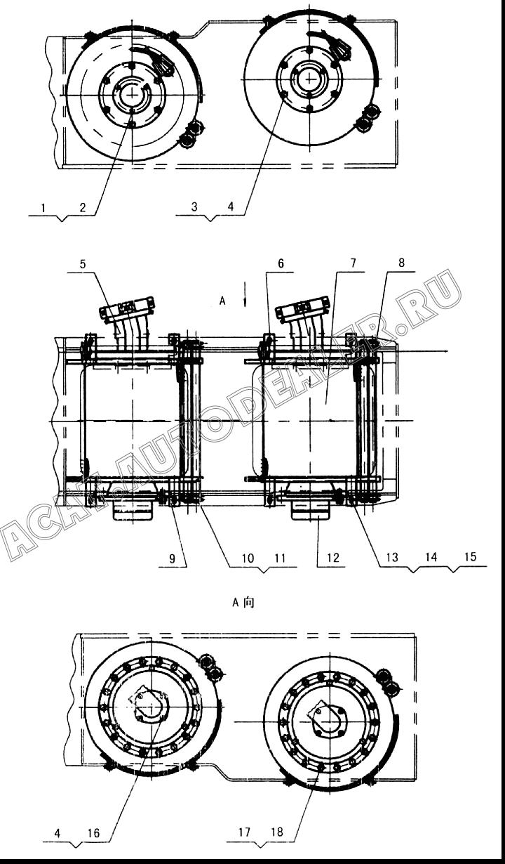 Motor 10100725 для XCMG QY25K5