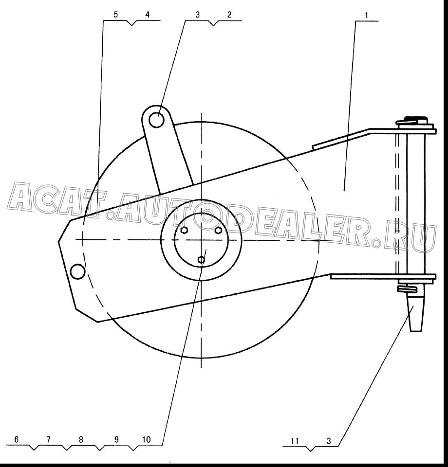 Pulley support QY25K5.18.1 для XCMG QY25K5