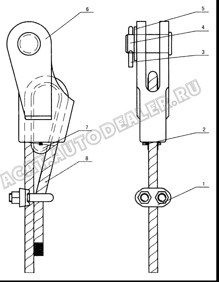 Steel cable QY25K5.90.1-1 для XCMG QY25K5