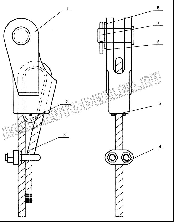 Steel cable QY25K5.90.2-1 для XCMG QY25K5