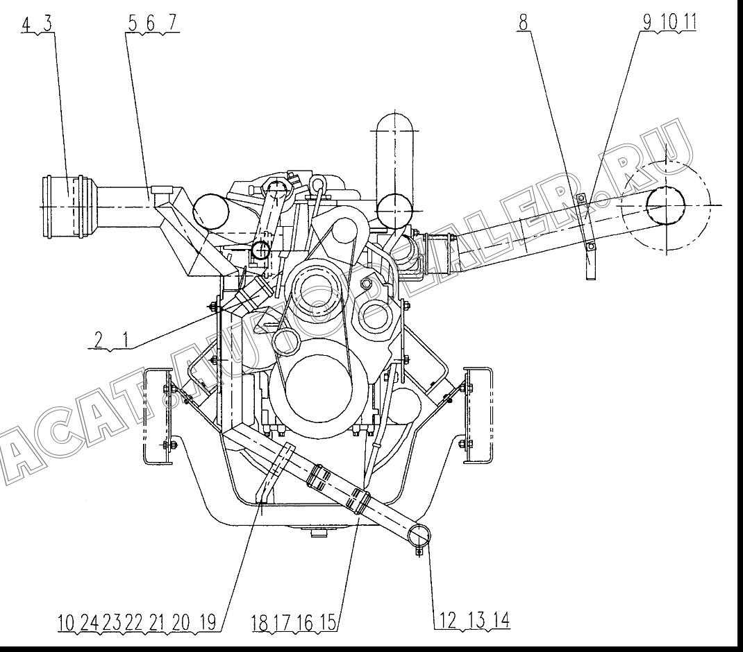 Clip XZ25K.45-21 для XCMG QY70K