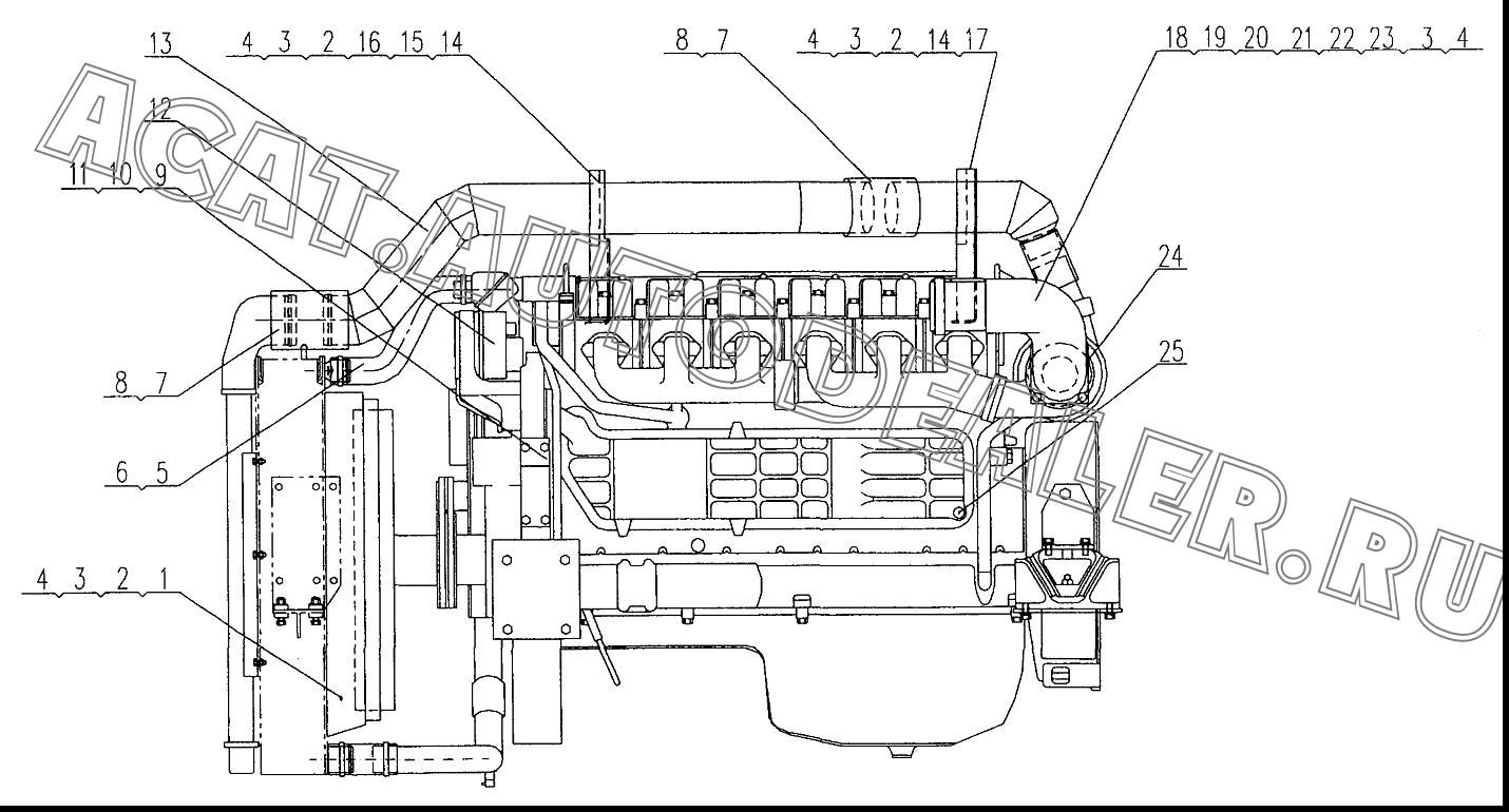 Air guide cover XZ25K.45.1A для XCMG QY70K