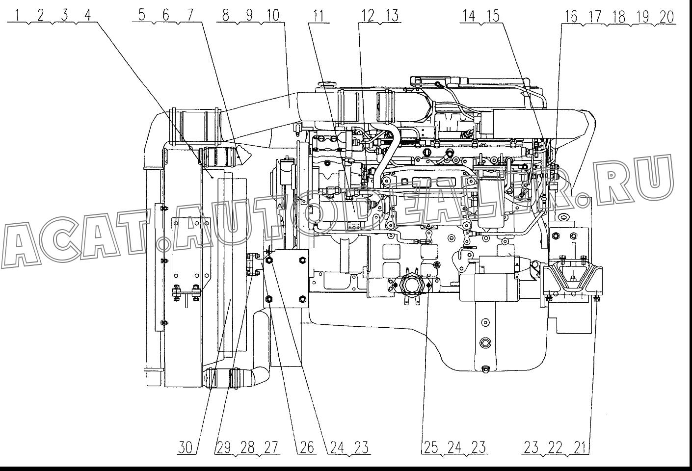 Connection 03845070 для XCMG QY70K