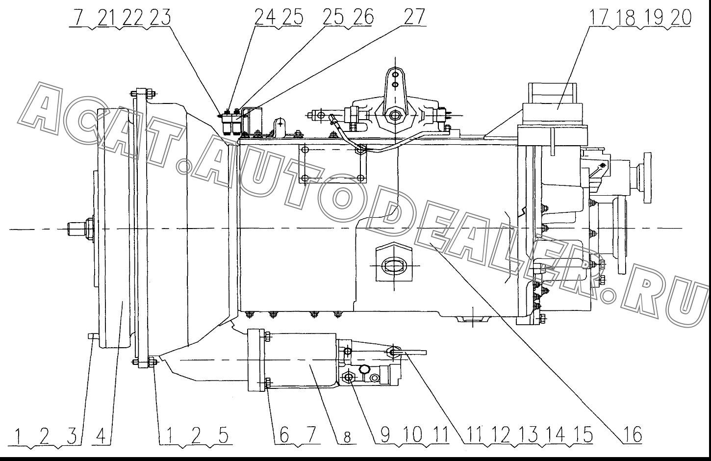 Clutch 10310510 для XCMG QY70K