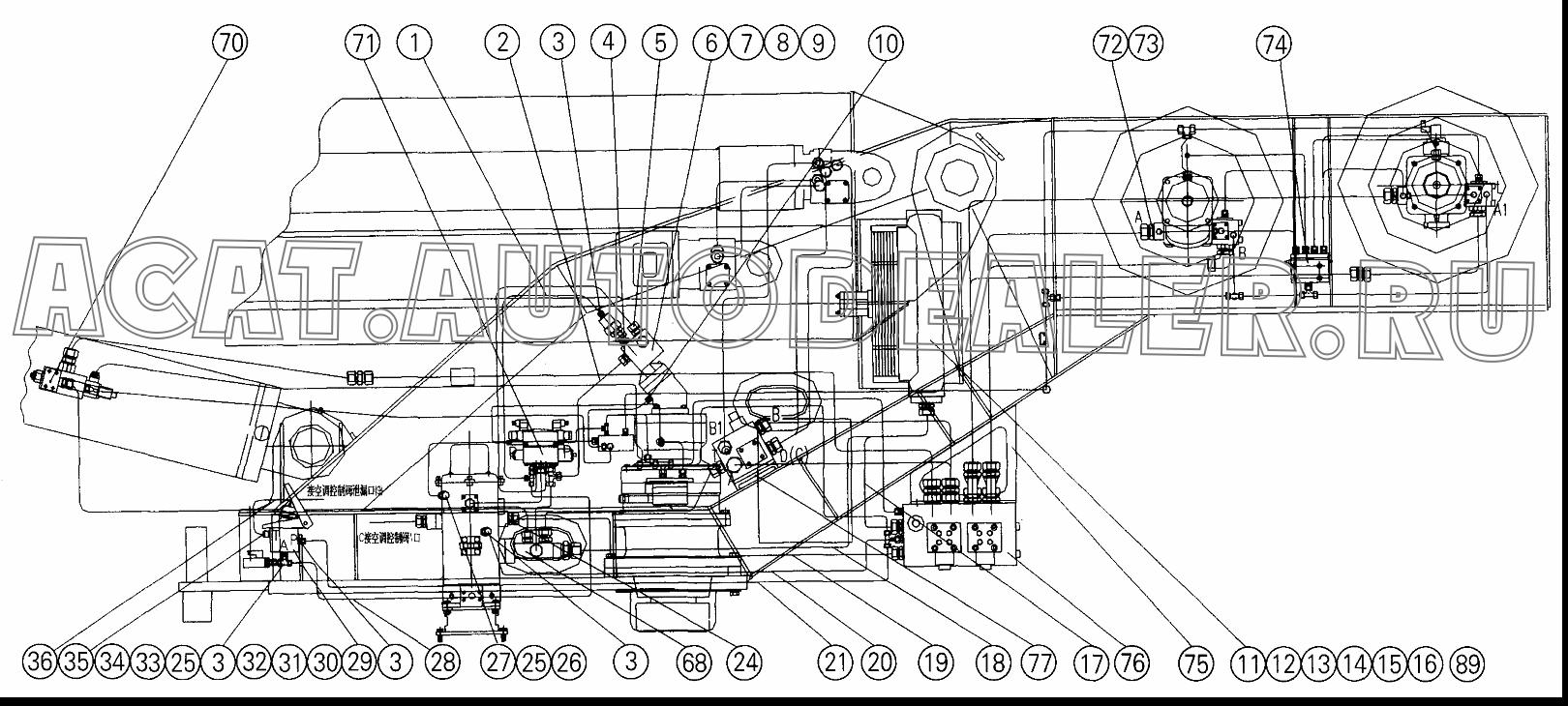 Fitting35L/G11/4 10120435 для XCMG QY70K