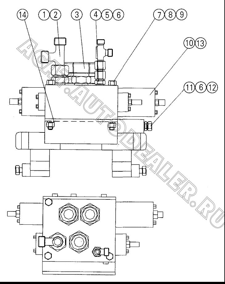 Fitting 20120030 для XCMG QY70K