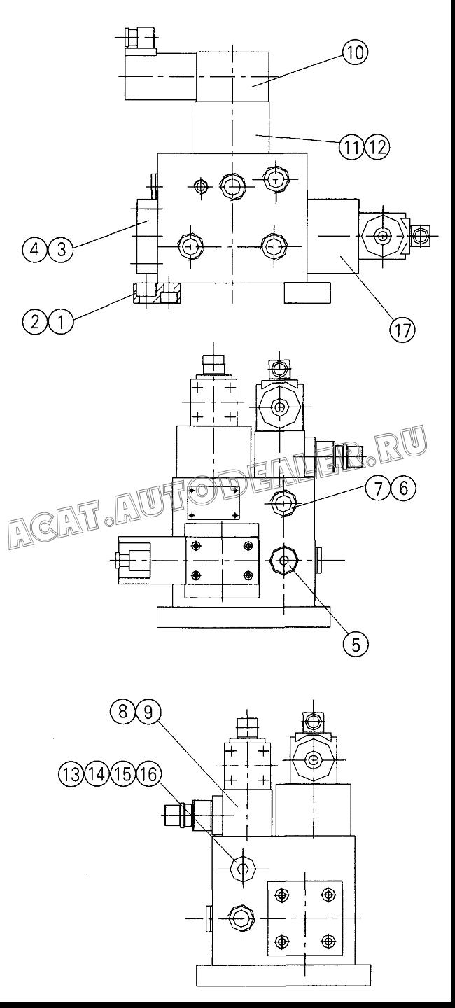 Fitting 12102796 для XCMG QY70K